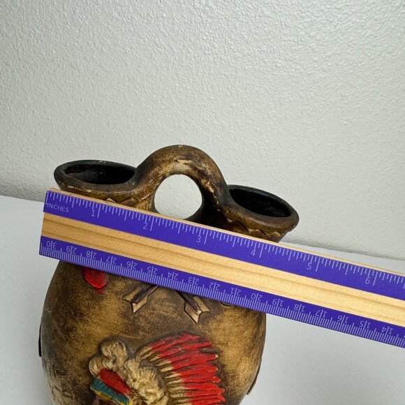 Vintage Native American Indian Pottery Vase Authentic Indian SYMBOLS - Picture 14 of 14